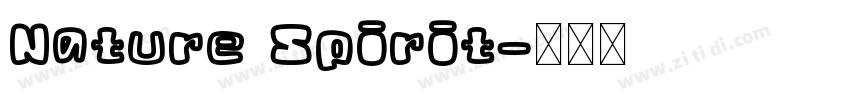 Nature Spirit字体转换